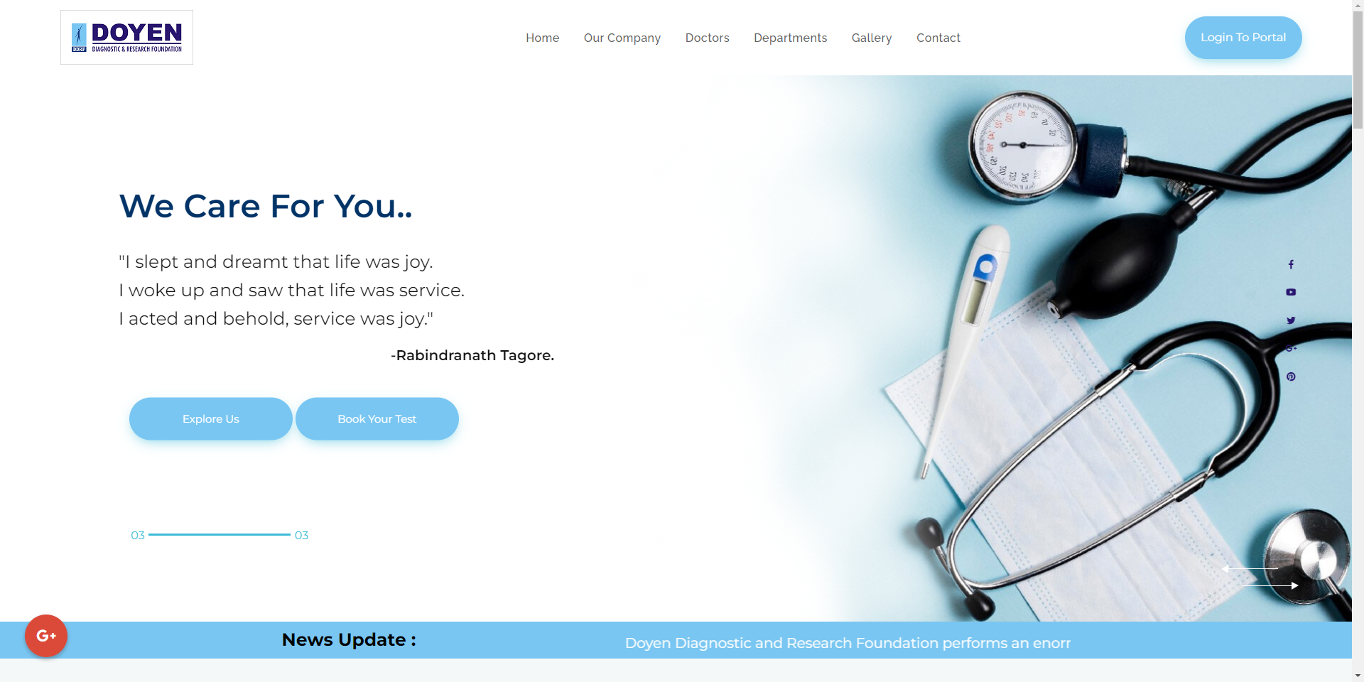 doyen diagnostic and research center website