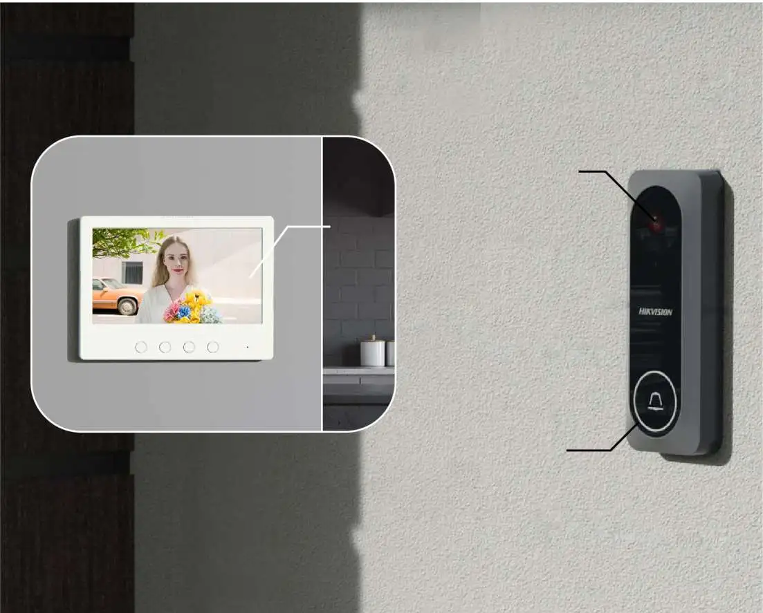 wireless video door phone hikvision